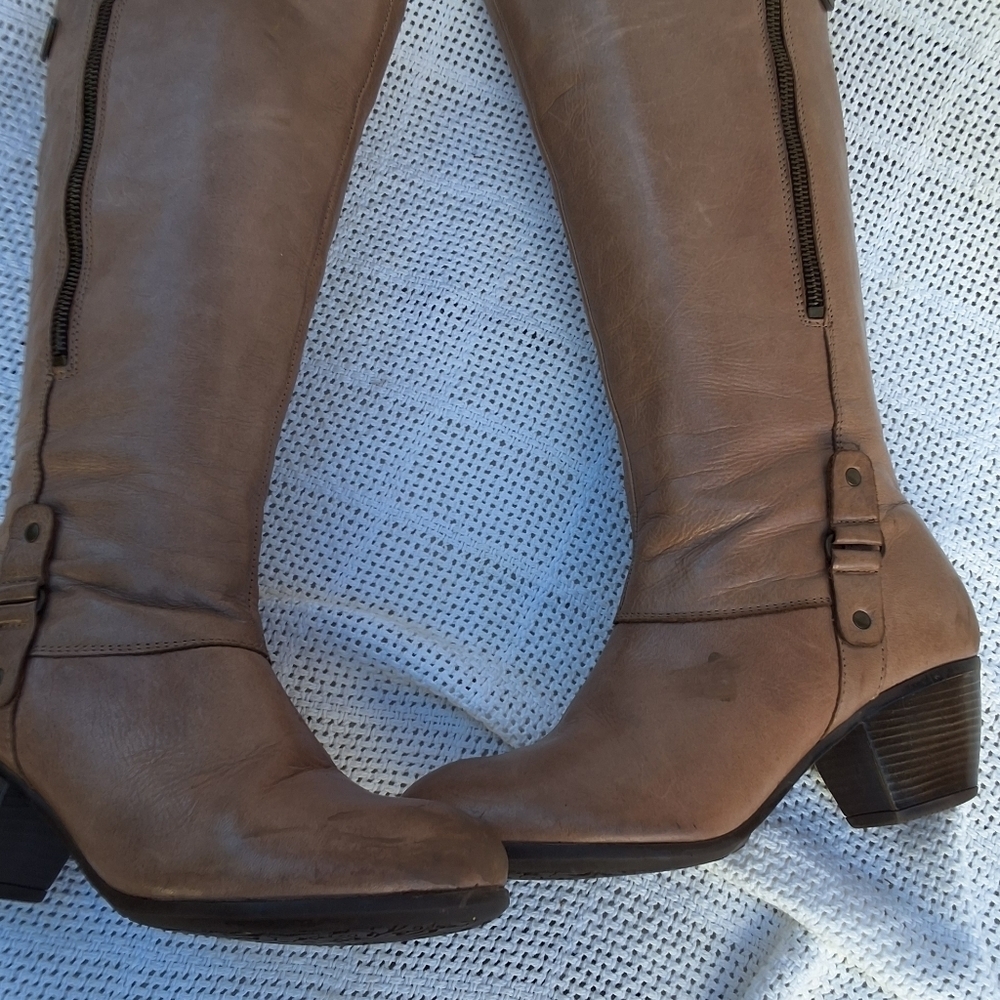 Eric Michael's Handcrafted leather boots 6.5- 7/37 - Picture 15 of 16